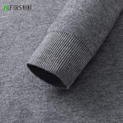 Shanshan velvet thickened knitted sweater for men, long-sleeved autumn and winter half turtleneck for middle-aged and young people, casual pullover bottoming sweater