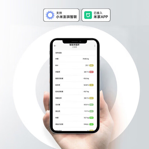 Mijia APP Body Fat Scale Electronic Scale Home Weighing Scale Special for Weight Loss Intelligent Accurate Charging Health Scale Electronic Body Fat Scale Hot Model Mijia APP Body Fat Scale-Battery