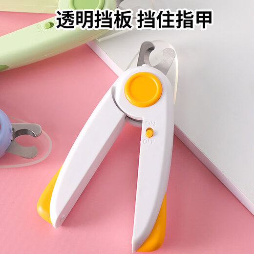Yahe Dog Nail Clipper with Light Cat Nail Clippers and Polishing Dog Nail Clipper Clippers for Beginners Special Bloodline Pet Supplies Yellow Lighted Nail Clipper + Hair Comb