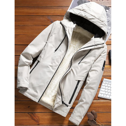 Cotton Jacket Men's Spring and Autumn New Waterproof Thin Windbreaker Outdoor Fishing Four Seasons Mountaineering Wear Trendy Jacket Men Black 2XL