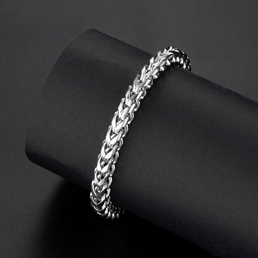 MZMZ platinum men's bracelet pt950 platinum high-end non-fading versatile bracelet for Valentine's Day birthday gift for boyfriend when/next day delivery - light luxury fashion keel chain length 19+2.5cm
