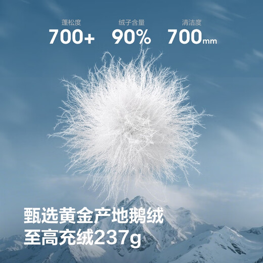 Bosideng (BOSIDENG) 25 new down jacket 90 goose down extreme cold shopping mall hot sale same style slim waist jacket B250242214J Extreme crystal white 8F18-trend recommendation Highest protection from the cold-30 card code shot large M 165/88A weight about 110-120Jin Jin equals 0.5 kg