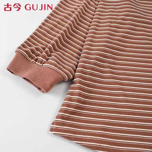 Ancient and modern DeRong wool silk moisturizing women's pajamas women's autumn and winter long-sleeved trousers warm home wear set L