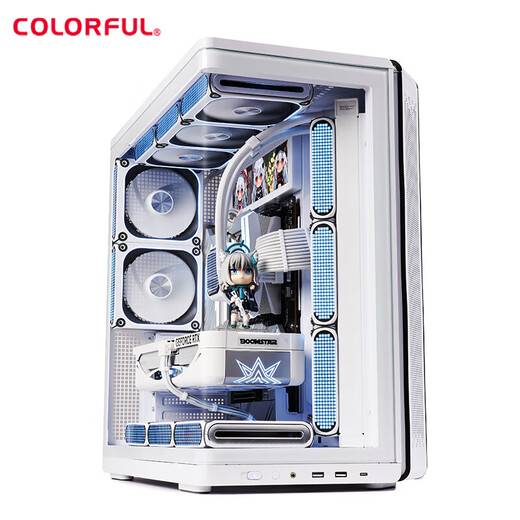Colorful Ultra 285K RTX5090D/5080 Vulcan flagship graphics card gaming desktop overclocking e-sports Ai computing host DIY assembly machine computer complete machine 285K+RTX5090D v2丨水神白