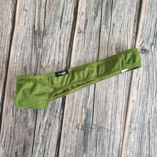 Dumi men's personalized side low-waist thong boxed C-string pants single-sided youth underpants trendy military green 5091 M suitable for around 63-74cm waist