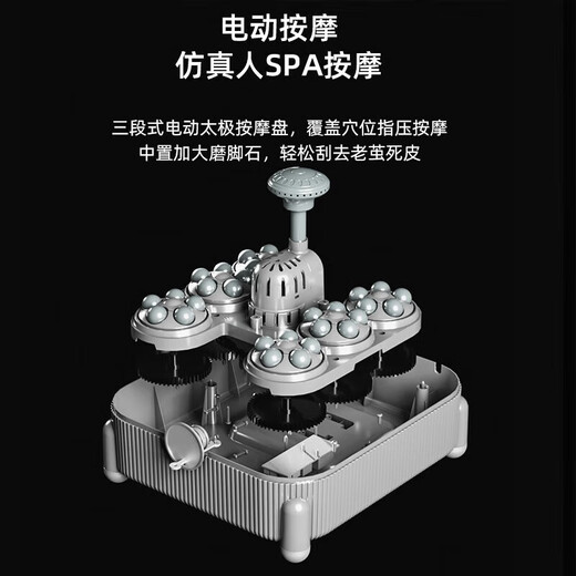 Mrs. Monkey Foot Bathtub Electric Foot Bath Heated Fully Automatic Massage 2025 Practical Foot Basin Intelligent Constant Temperature Knee Therapy Home Birthday Gift Gift for Parents Upgraded Automatic Roller + Leakage Protection + Constant Temperature Shower + Smart Digital Screen Birthday Gift for Mom, Dad, Ladies and Elders Practical High-end Health Care