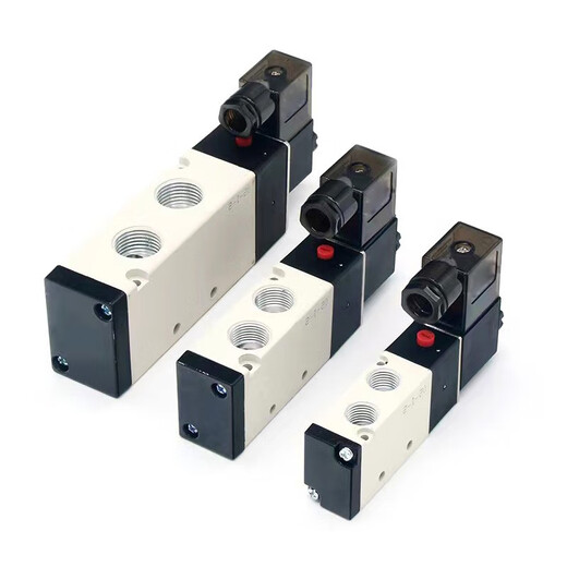 Yadeke solenoid valve 4V210-08V 4V310-10 solenoid electric valve pneumatic control valve 220V air valve 24V 4V210-08AC220V high quality