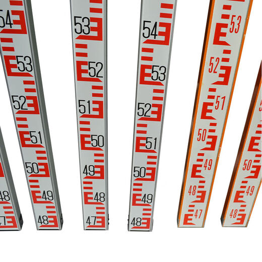 Pick up cat 2 meters 3 meters wooden aluminum alloy third and fourth grade red and black measuring ruler 4687 tower ruler 4787 feet three kilogram ruler pad single