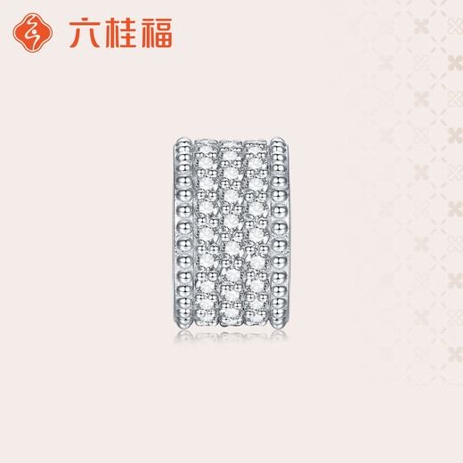 Liuguifu Jewelry Platinum Transfer Beads Small Waist Platinum Rope Beaded Bracelet PT0600064 About 5.5g