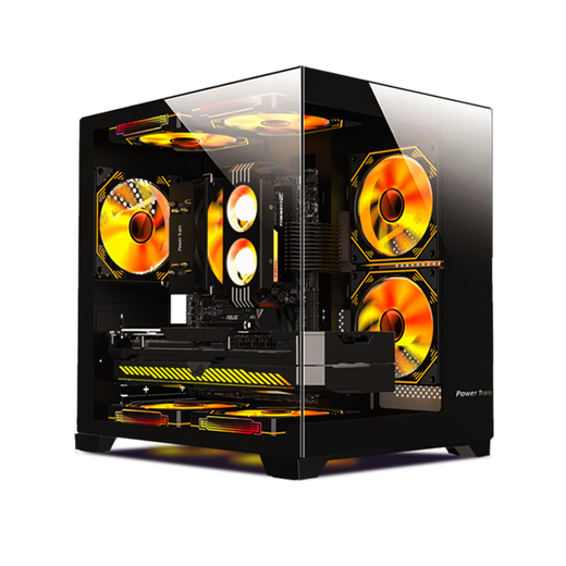 ASUS RTX 5060 Ti/5060 host I5 14600KF assembled computer host e-sports game console full set of desktop DIY complete machine Delta family barrel sea view room i5 12400F + ASUS RX 7650 Megalodon with one