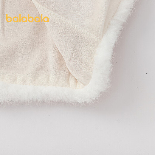 巴拉巴拉童装儿童外套女童冬装宝宝国风斗篷加绒保暖精致绣花时尚 红色调00366 90