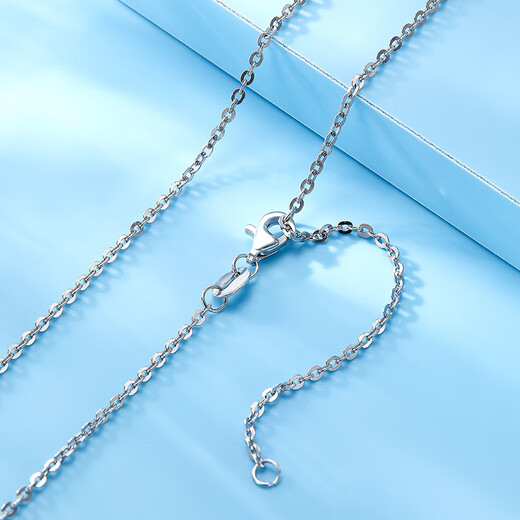 Luxury beads pt950 platinum necklace light luxury niche high-end platinum chain temperament girl birthday gift jewelry for girlfriend 3.43g-45cm