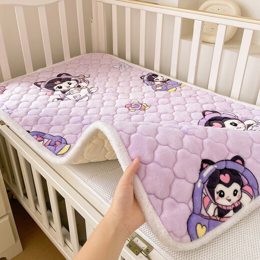 Kindergarten mattress milk velvet thickened quilted sheet mattress Class A children's baby nursery baby mattress mattress Sweet Star Class A standard soft quilted 60*120cm (recommended size for kindergarten)