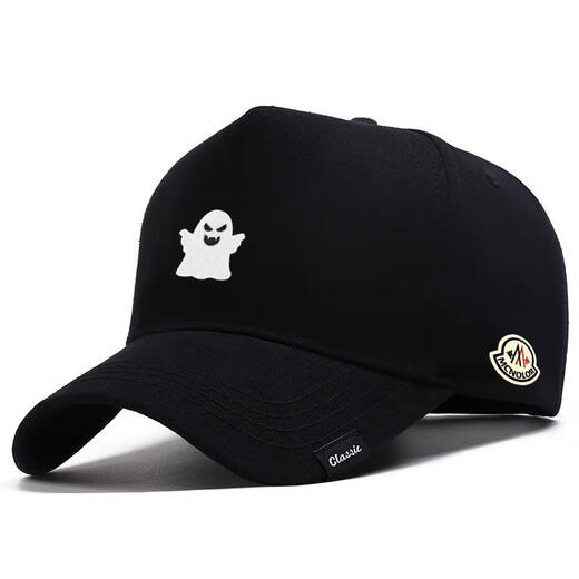 Men's and Women's Men's and Women's Piano Baseball Caps Fashionable and Versatile Sun Shade and Peaked Caps Showing Your Face Small Versatile Four Seasons Large Head Circumference Warm Hat Black Adjustable