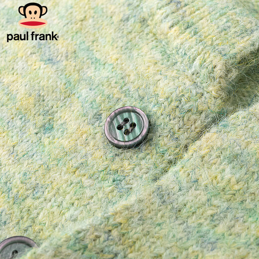 Paul Frank Sweater Men's Autumn and Winter American Loose Knitwear Men's Casual Warm Couple Jacket Men's Mixed Green XL