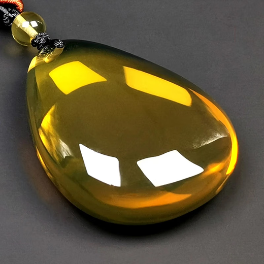 Amber school, one thing, one picture, one certificate, blue amber pendant, natural amber, necklace, skirt chain, men's and women's hanging chain, no cracks, pendant 8.27g, 39*30*12mm