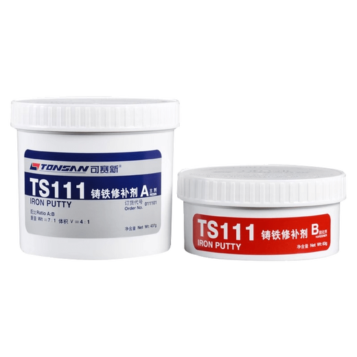Kesaixin ts111 iron ts112 steel 113 aluminum industrial casting metal repair agent high temperature resistant ab glue TS406_corrosion resistant coating-500g