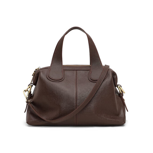 Viney cowhide bag women's bag large capacity portable commuting shoulder crossbody bag birthday gift high-end gift to girlfriend and wife