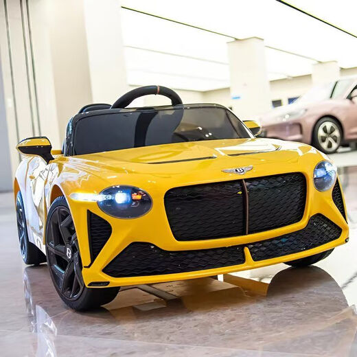 Bentley children's electric car four-wheel drive car for boys and girls with remote control toy car that can sit on a stroller accessories four-wheel drive