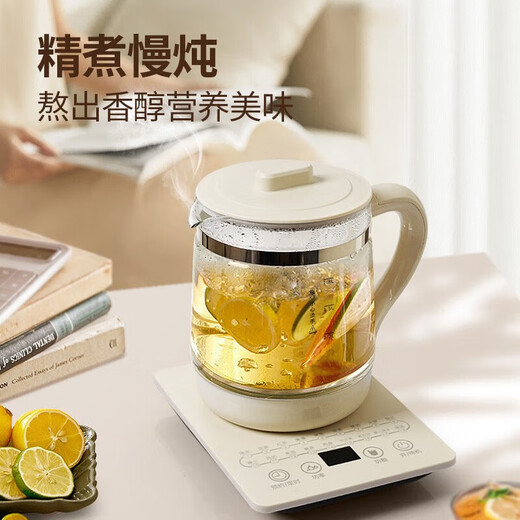 SUBOAER Subo Health Pot 1.8L Large Capacity Tea Kettle Multifunctional Insulation Kettle Insulation and Water Boiling All-in-One Smart Electric Kettle Flower Tea Kettle Kettle Home Health Kettle Flagship Model 1.8L 304 Stainless Steel + Filter + Automatic Dechlorination and Sterilization