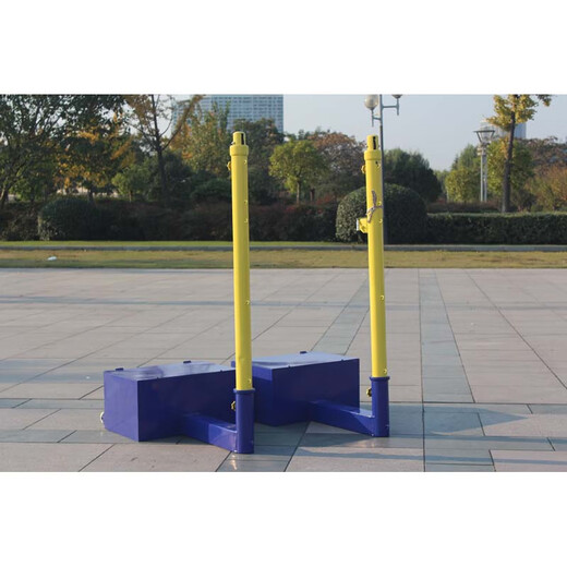 糜岚（MieLanat）移动式标准排球网架排球柱升降排球羽毛球网球三用柱