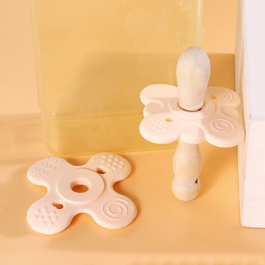 Qimengshi Zanthoxylum bungeanum molar stick baby comfort tooth chewing anti-eating hand chew gum baby oral period artifact Zanthoxylum bungeanum molar stick style 2 (opp bag) 1 piece