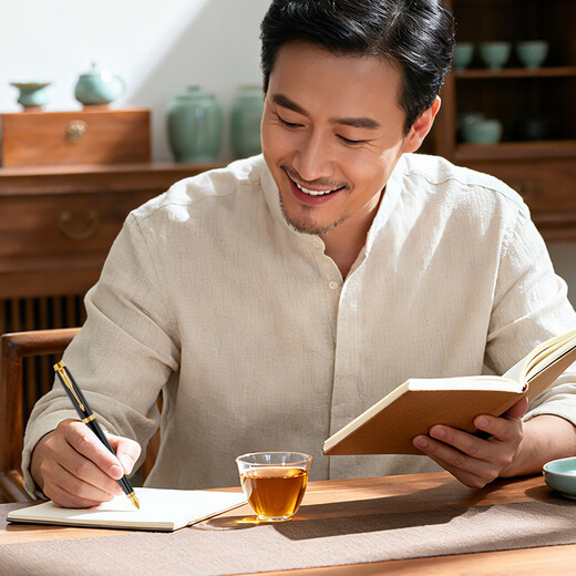 派克（PARKER） 生日礼物钢笔墨水笔高端成人礼盒商务定制刻字男女礼品文具签字礼赠轻奢礼纪念品升学上岸礼物 IM理性黑金墨水笔+黑墙礼盒