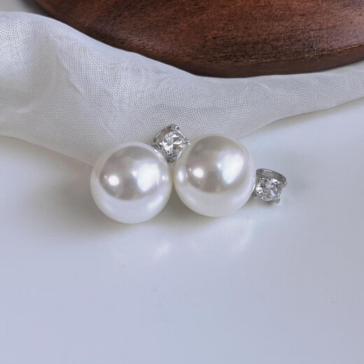 Beimeixing Old Phoenix 99916mm natural deep sea pearl Princess Diana pearl pendant silver gold plated without chain niche sterling silver Chopard chain