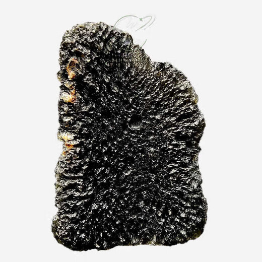 DRJEFUN natural Czech meteorite pendant raw stone fidelity glass meteorite bare stone couple necklace men and women pendant 12.45G