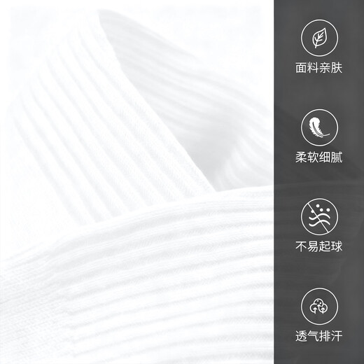 3015 Jihua Standard Socks Military Fans Winter Socks Summer Socks White Anti-odor Sweat-Absorbent Medium Socks Training Socks 10 Pairs - White Summer Socks Medium (40-44 Foot Size)