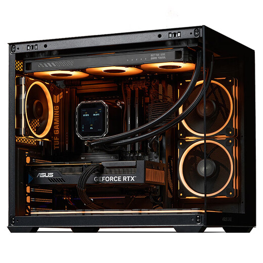 ASUS ROG family bucket 14600KF/RTX5060Ti RTX5070 computer host live broadcast e-sports Delta game design rendering desktop assembly complete machine DIY assembly machine with five 14600KF+RTX5060Ti 16G