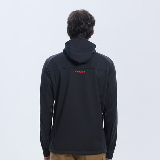 MAMMUT 25th Anniversary Ultimate VIII Men's Outdoor Windproof and Breathable Jacket GTX Red Label Soft Shell Black M