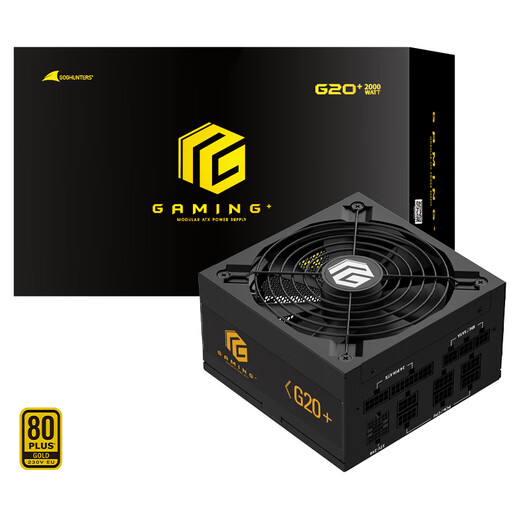 Great Wall rated 2000W G20+ gold medal full-mode power supply (ATX3.1 standard/native PCIe5.1/single 12V/full voltage/14CM temperature-controlled fan)