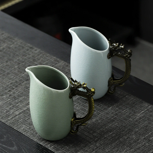 Shimmer Li Bai Wine Glass Set High-end Chinese Ceramic Wine Set Twelve Zodiac Wine Dividers Wine Glasses and Wine Sets Geyao 12 Zodiac Wine Sets/Tianqing