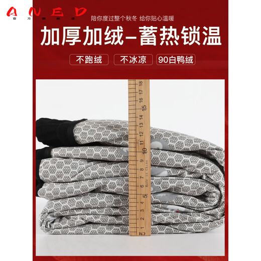 ANED black micro-flared down pants for women's outer wear in winter 2026 new small high-waisted slim suit flared warm pants black small style - recommended height below 160cm L 106-115Jin Jin equals 0.5 kg