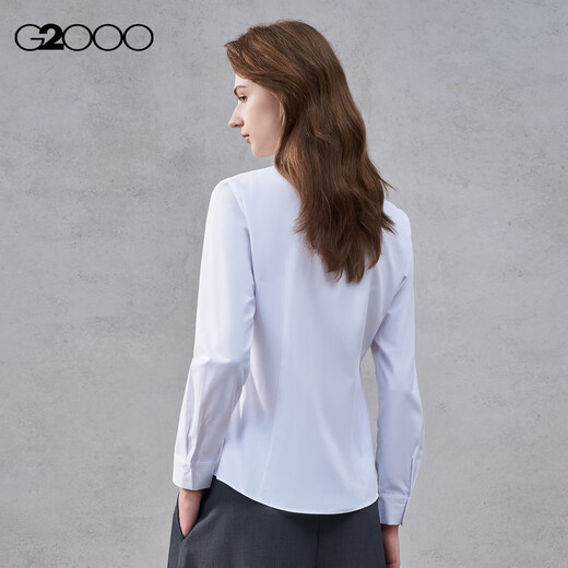 G2000 cotton comfortable/same style in shopping malls women's 2025 autumn and winter women's business commuting long-sleeved shirt