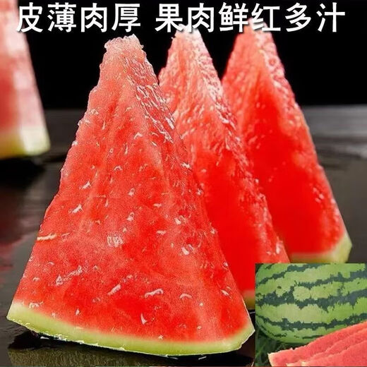 Watermelon Set, Watermelon Seeds, Watermelon Balcony Potted Plants, Farmhouse Garden Melon Seeds, Lazy Man King Watermelon Seeds, 1 pack, about 50 pieces