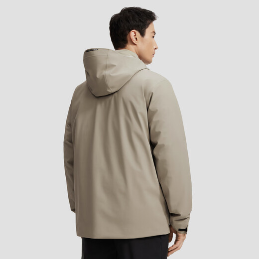 迪桑特（DESCENTE）迪桑特综训训练运动健身男士羽绒内胆三合一冲锋衣两件套 BR-棕色 L (175/96A)