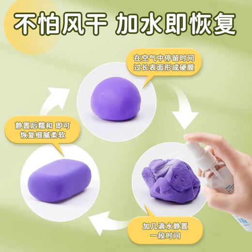 Shuxing Cai Mu ultra-light clay white light industrial plasticine 100g bagged handmade DIY material package space mud clay safe and non-toxic children kindergarten mud no odor children