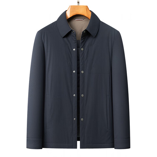 Blankproject international light luxury mulberry silk men's cotton clothing autumn and winter lapel warm and light jacket khaki M 170