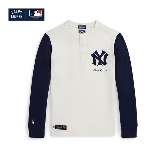 Polo Ralph Lauren Fall 25 Polo Ralph Lauren Yankees Cotton Henley 100-Multicolor L