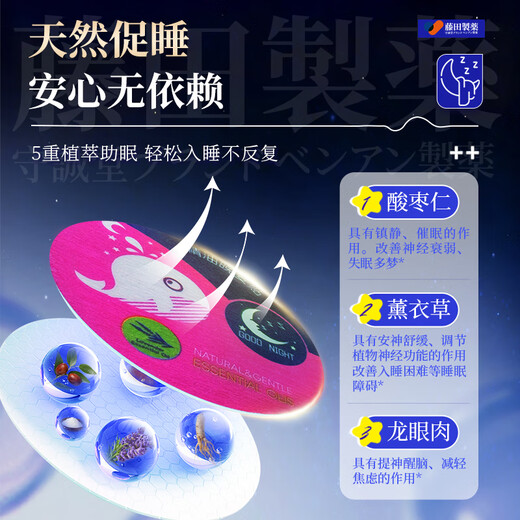 Fujita Pharmaceutical Japanese Sleep Patch for severe insomnia, quick fall asleep, deep sleep and insomnia special soothing aid 1 box