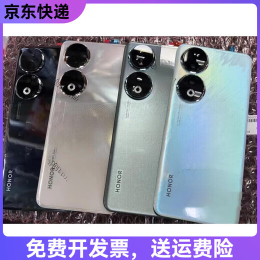 Hot products suitable for 90 original back cover glass 90pro original battery cover disassembly mobile phone shell rear screen Honor 90 bright black original back cover with frame mirror