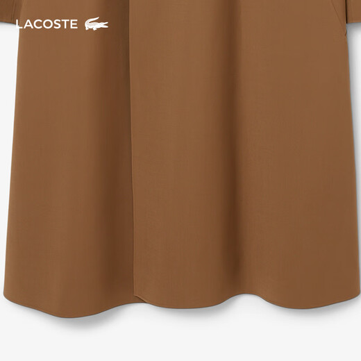 LACOSTE French Crocodile 2025 Autumn and Winter Show Series Uniform Coats for Men and Women|BH4563 52I/khaki brown/off-white M