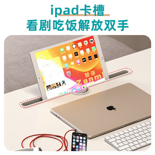 Bed computer desk foldable lifting desk student dormitory small table lazy large small table home pearl white lift flat style 70cm