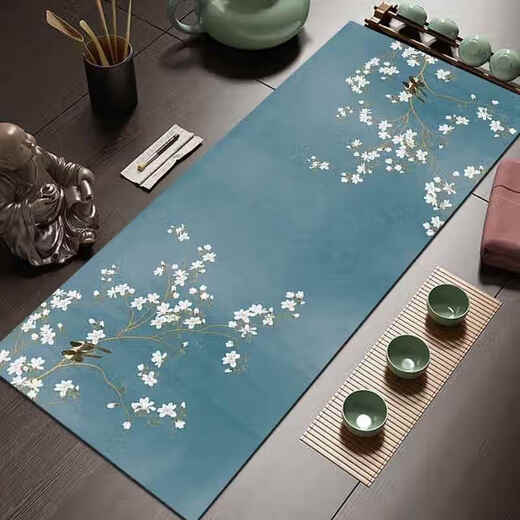 Complete Chinese style thickened absorbent tea flag mat quick-drying no-wash tea towel CY-Shangshan Ruoshui 30*40cm absorbent mat