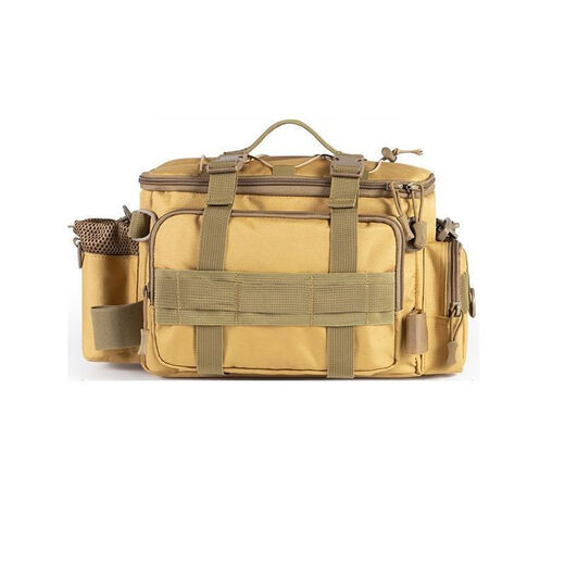 CLCEY Bait Box Special Storage Bag for Fishing Lures Waist Bag Can Be Cross-Body Shoulder Waterproof Bag Large Capacity Fishing Rod Bag Camouflage Naked Bag + 1 Medium Bait Box See Details Page No. 1 for Differences