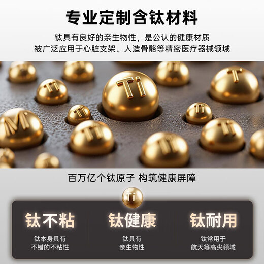 Konbach genuine titanium 0-coated 316L stainless steel double-layer steamer steamer multi-bottom large soup steamer 24cm universal gas stove