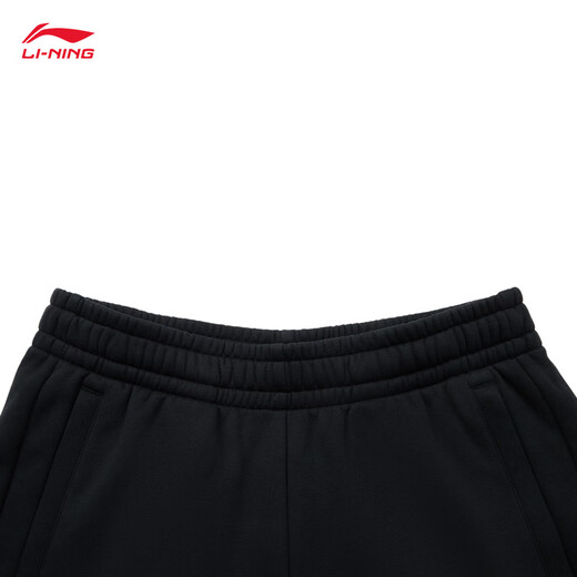 Li Ning sweatpants men's 2025 autumn and winter velvet new sports life series retro versatile sweatpants AKLVJ31