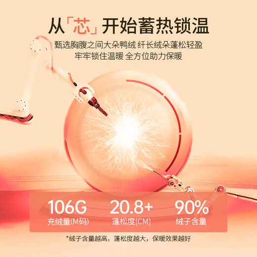 Xiangying Short Down Jacket Women's Light Pink 2025 Winter New 90 White Duck Down Small Lapel Diamond Jacket Silver Peony S 155/80A/85-95Jin Jin is equal to 0.5 kg